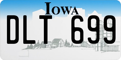 IA license plate DLT699
