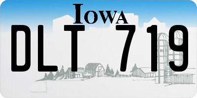 IA license plate DLT719