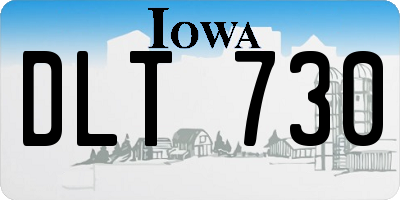 IA license plate DLT730