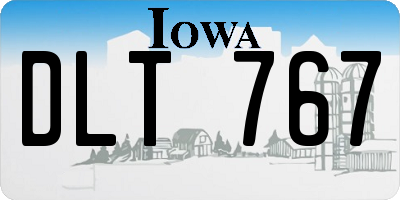IA license plate DLT767