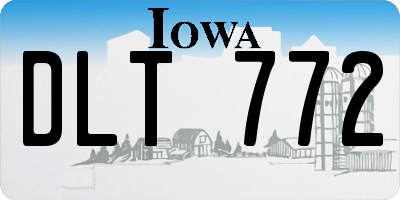 IA license plate DLT772