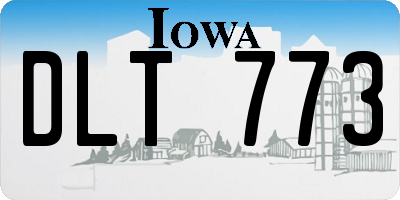 IA license plate DLT773