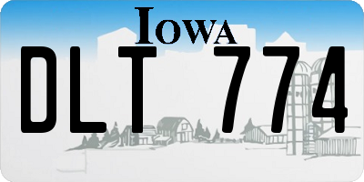 IA license plate DLT774