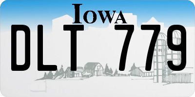 IA license plate DLT779