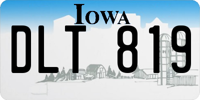 IA license plate DLT819