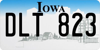 IA license plate DLT823