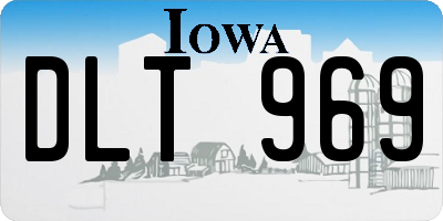 IA license plate DLT969