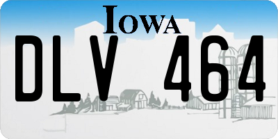 IA license plate DLV464