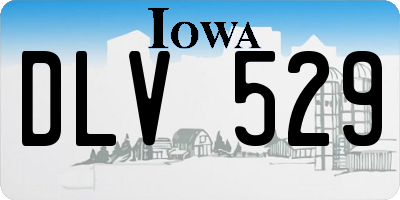 IA license plate DLV529
