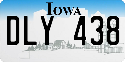 IA license plate DLY438
