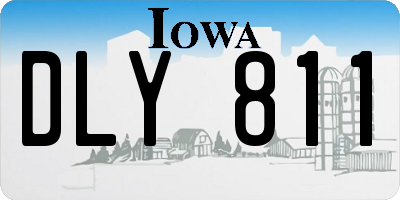 IA license plate DLY811