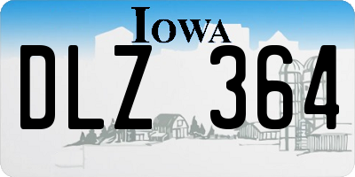 IA license plate DLZ364
