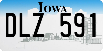 IA license plate DLZ591