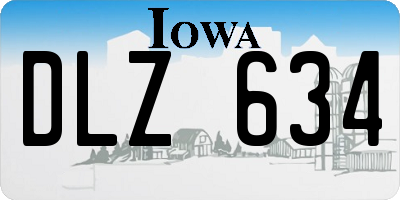 IA license plate DLZ634