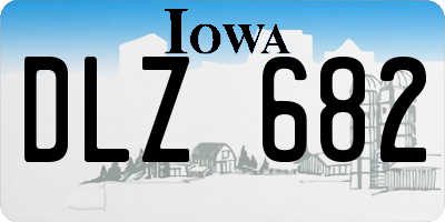 IA license plate DLZ682