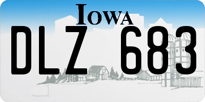 IA license plate DLZ683