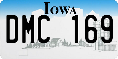 IA license plate DMC169