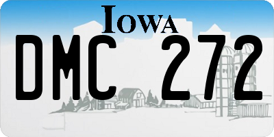 IA license plate DMC272