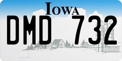 IA license plate DMD732