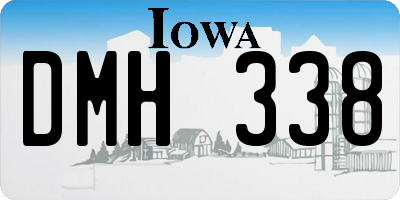 IA license plate DMH338