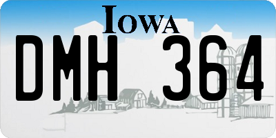IA license plate DMH364