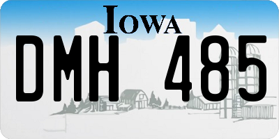 IA license plate DMH485