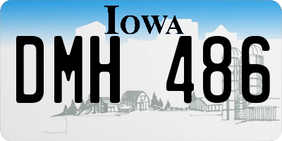IA license plate DMH486