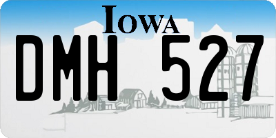 IA license plate DMH527