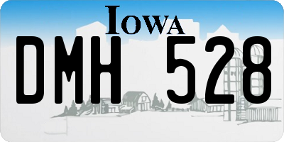 IA license plate DMH528