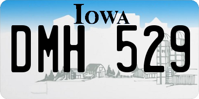 IA license plate DMH529