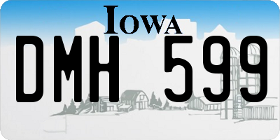 IA license plate DMH599