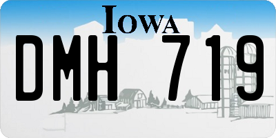 IA license plate DMH719