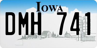 IA license plate DMH741