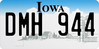 IA license plate DMH944