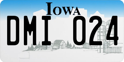 IA license plate DMI024