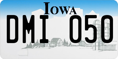 IA license plate DMI050