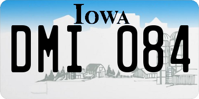 IA license plate DMI084