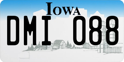 IA license plate DMI088