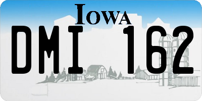 IA license plate DMI162