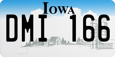IA license plate DMI166