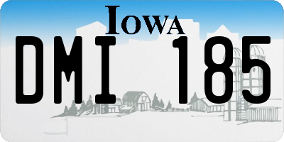 IA license plate DMI185