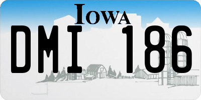 IA license plate DMI186