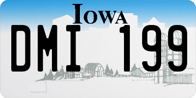 IA license plate DMI199