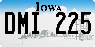 IA license plate DMI225