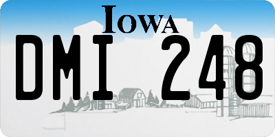 IA license plate DMI248