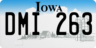 IA license plate DMI263