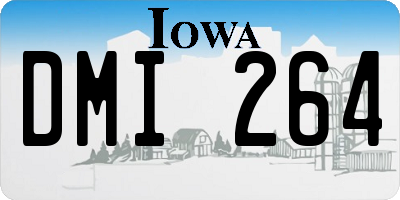 IA license plate DMI264