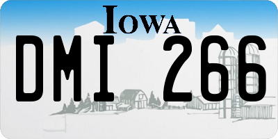 IA license plate DMI266