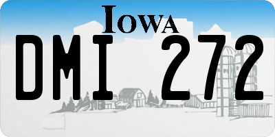 IA license plate DMI272
