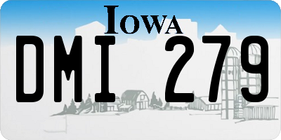 IA license plate DMI279